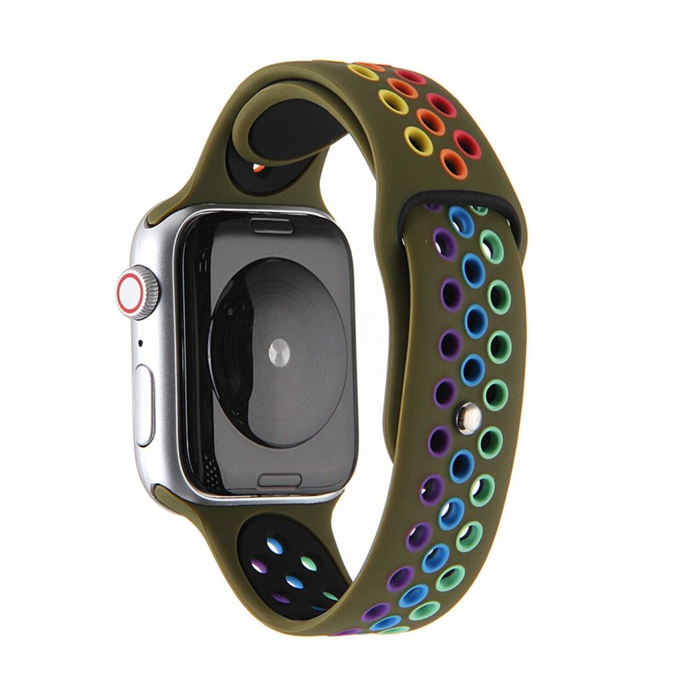 Silicone Replacement Watch Strap for Apple Watch - Picture 7 of 17